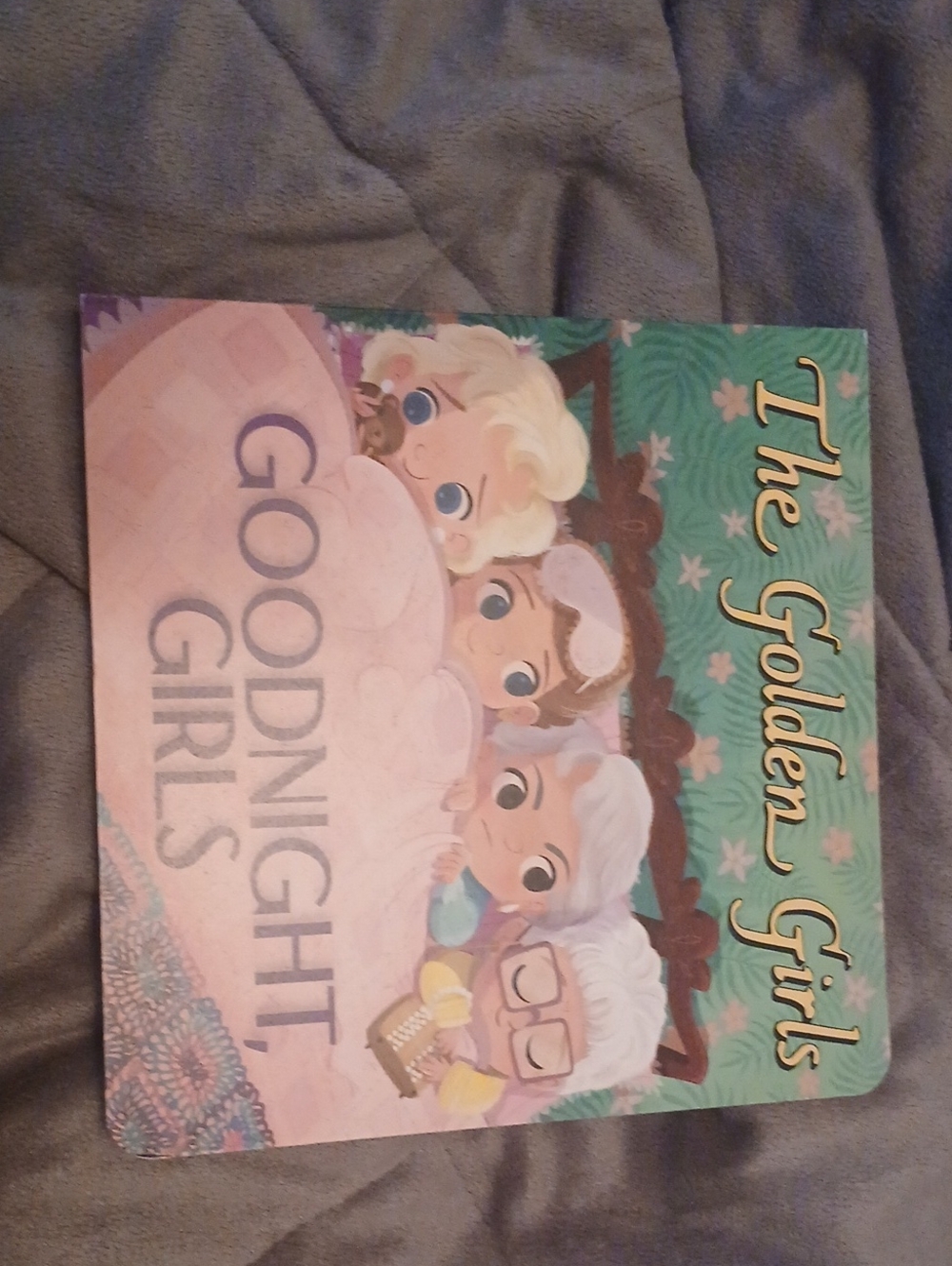 Goodnight Girls Illustrated Art Book– Pink, Green & Cream
